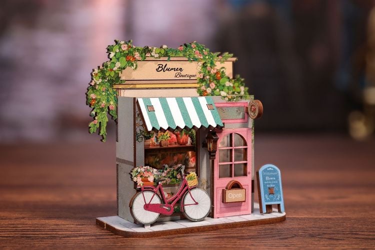 Produktbild: Mini Book Nook DIY B&uuml;cherecke Blumenladen