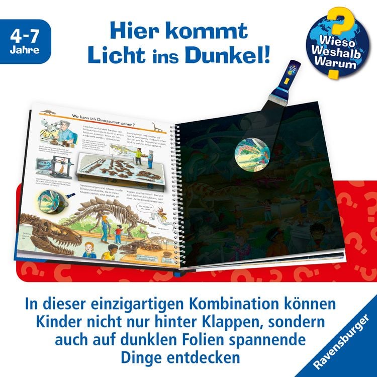 Produktbild: Wieso? Weshalb? Warum? Leuchte und entdecke - Dinosaurier