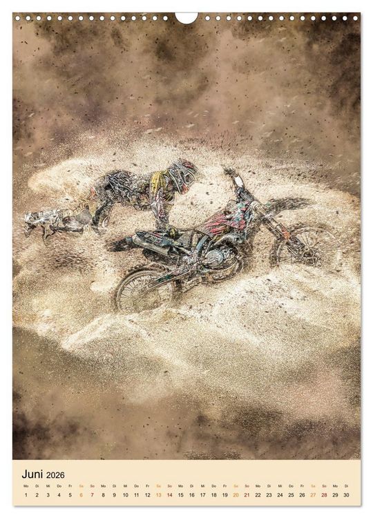Produktbild: Motocross - Sport der Extreme (Wandkalender 2026 DIN A3 hoch), CALVENDO Monatskalender