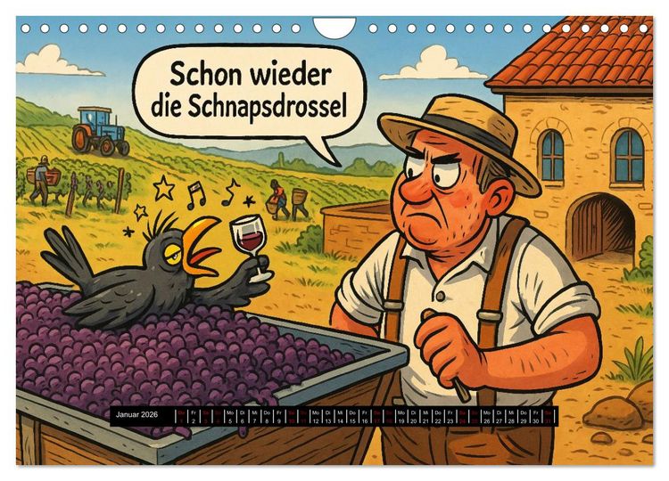 Produktbild: Tierischer Berufsalltag (Wandkalender 2026 DIN A4 quer), CALVENDO Monatskalender