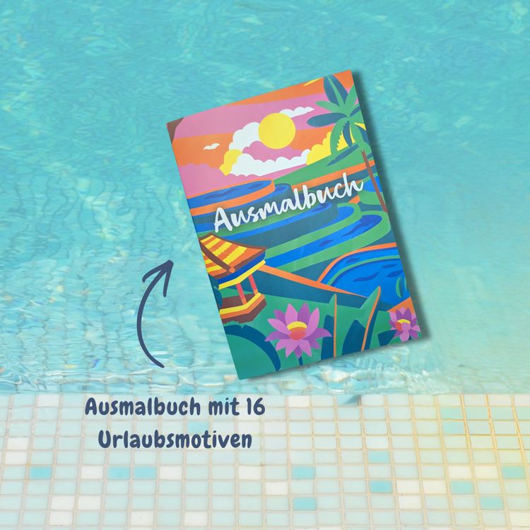 Produktbild: Die wunderbare Kreativbox Malen nach Zahlen - Urlaubstr&auml;ume