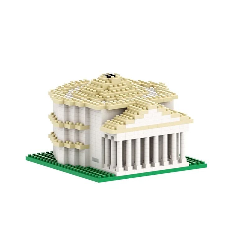 Produktbild: BRIXIES 200133 - Pantheon, 3D Konstruktionsbausatz aus Ministeinen, 634 Teile