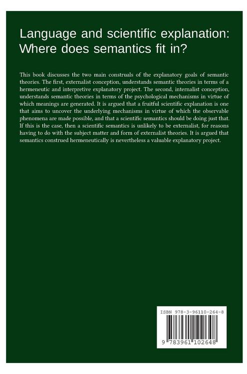 Produktbild: Language and scientific explanation