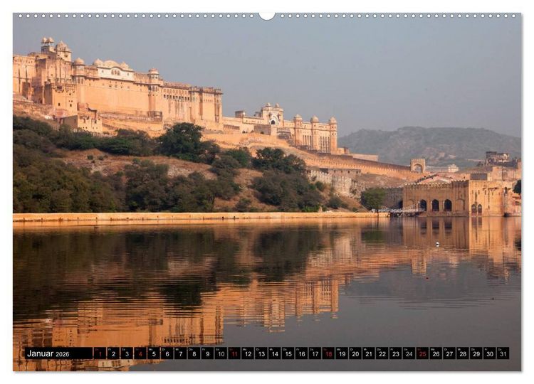 Produktbild: Indien - Rajasthan (hochwertiger Premium Wandkalender 2026 DIN A2 quer), Kunstdruck in Hochglanz