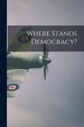 Produktbild: Where Stands Democracy?
