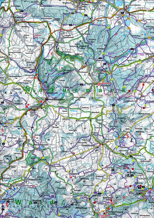 Produktbild: K&uuml;mmerly+Frey Outdoorkarte Deutschland 58 Porta Westfalica, Minden 1:50.000