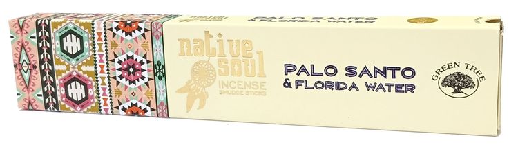 Produktbild: R&auml;ucherst&auml;bchen Green Tree Native Soul "Palo Santo & Florida Water" 15gr.
