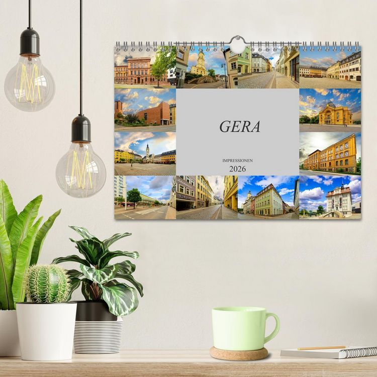 Produktbild: Gera Impressionen (Wandkalender 2026 DIN A4 quer), CALVENDO Monatskalender