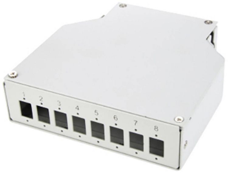 Produktbild: Digitus DN-96891 Hutschienen-Adapter 8 Port Unbest&uuml;ckt