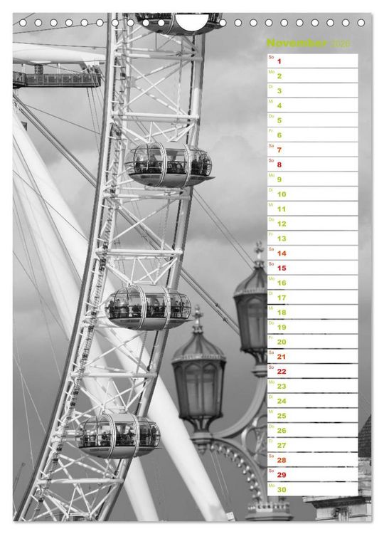 Produktbild: Big City London (Wandkalender 2026 DIN A4 hoch), CALVENDO Monatskalender
