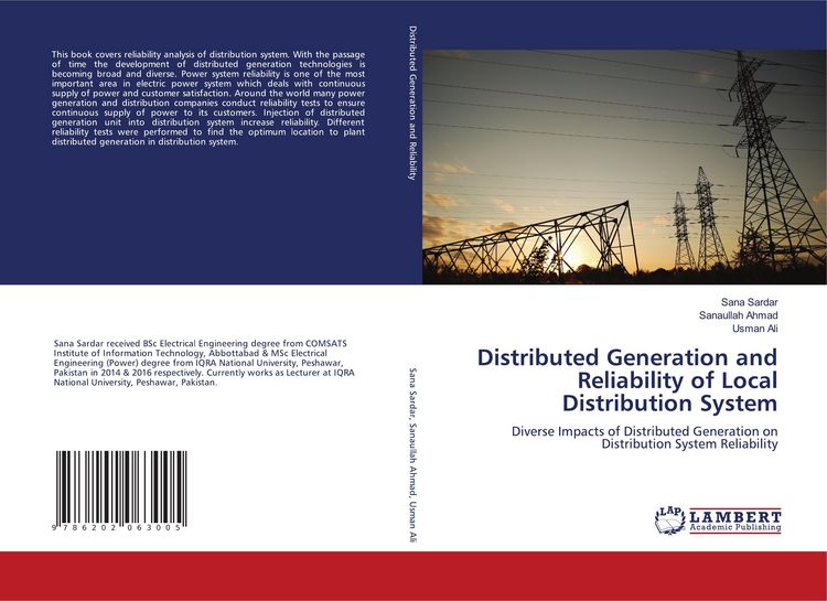 Produktbild: Distributed Generation and Reliability of Local Distribution System