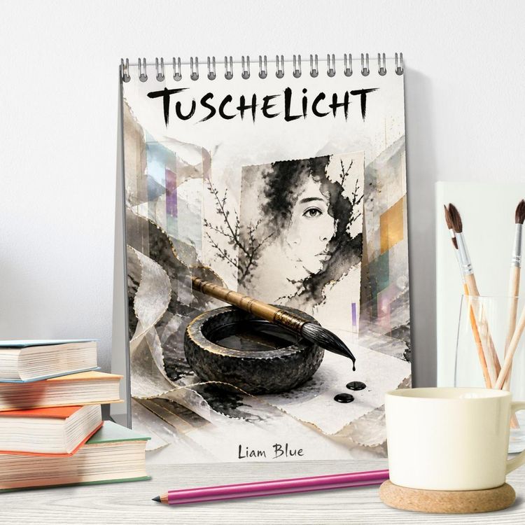 Produktbild: Tuschelicht (Tischkalender 2027 DIN A5 hoch), CALVENDO Monatskalender