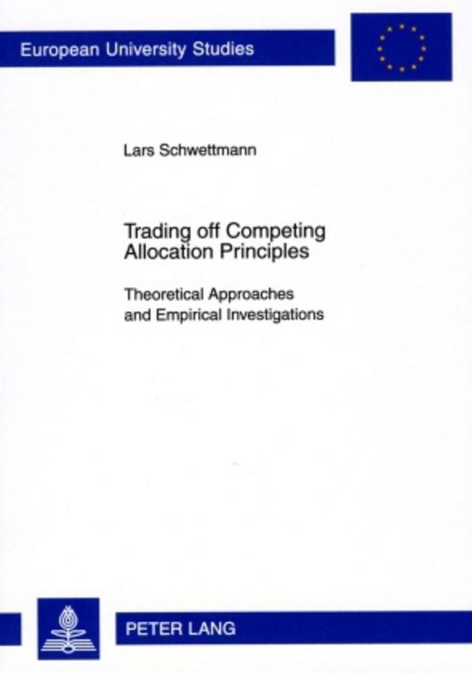 Produktbild: Trading off Competing Allocation Principles
