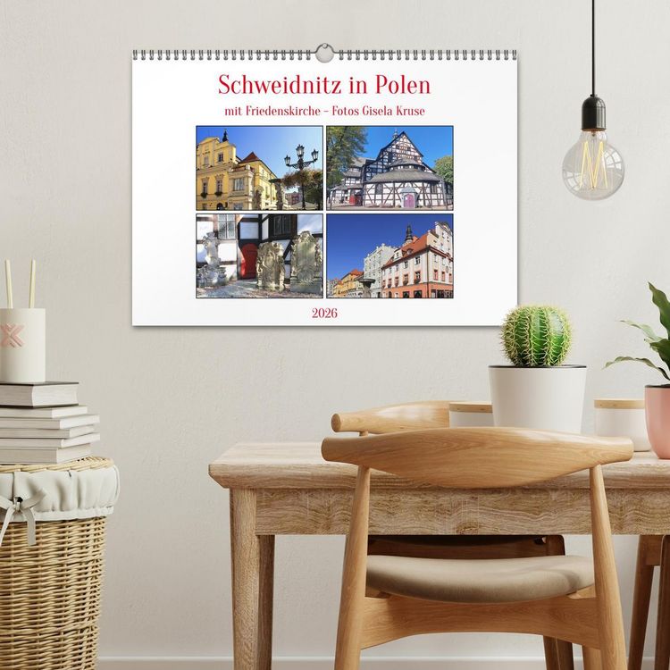 Produktbild: Schweidnitz in Polen mit Friedenskirche (Wandkalender 2026 DIN A3 quer), CALVENDO Monatskalender