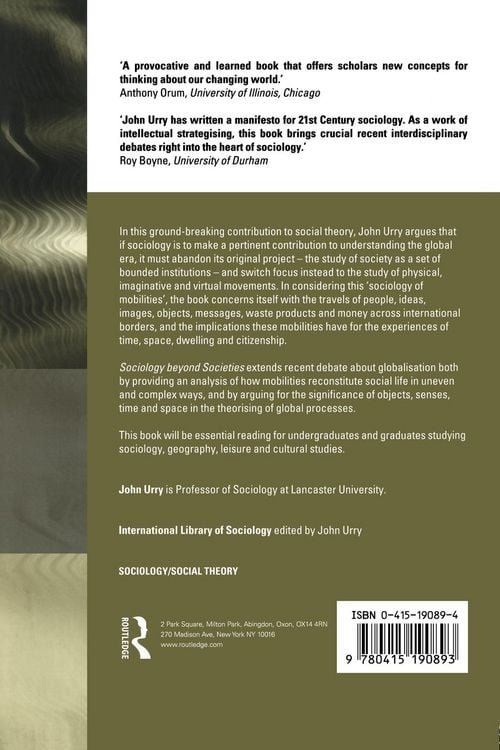 Produktbild: Sociology Beyond Societies