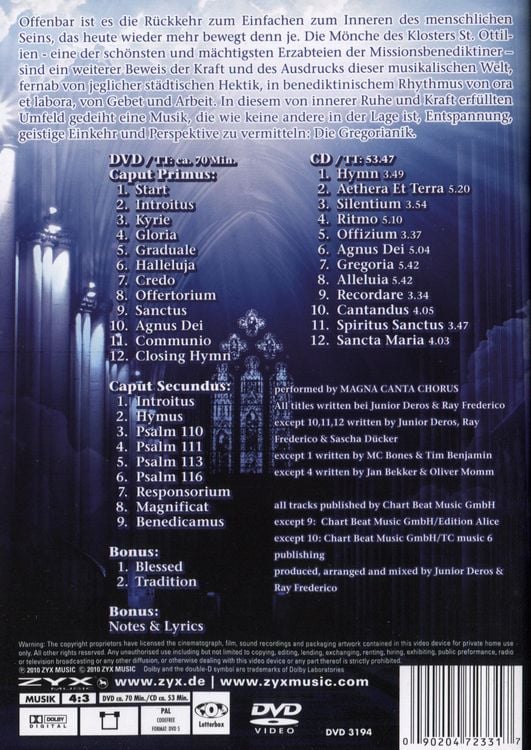Produktbild: Gregorian Mystery (+ CD)