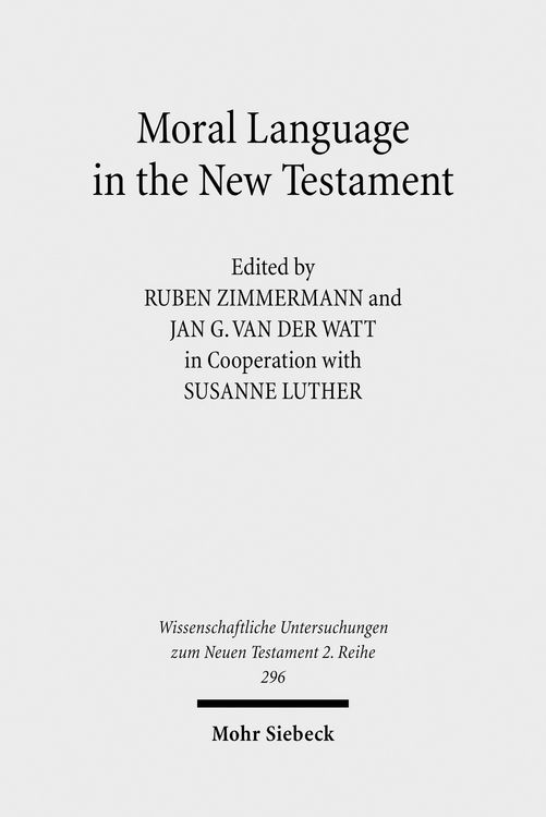 Produktbild: Moral Language in the New Testament