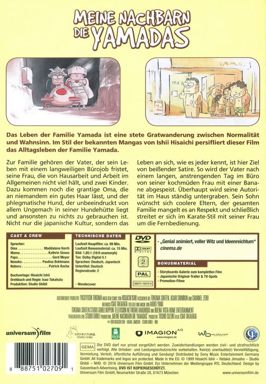 Produktbild: Meine Nachbarn die Yamadas