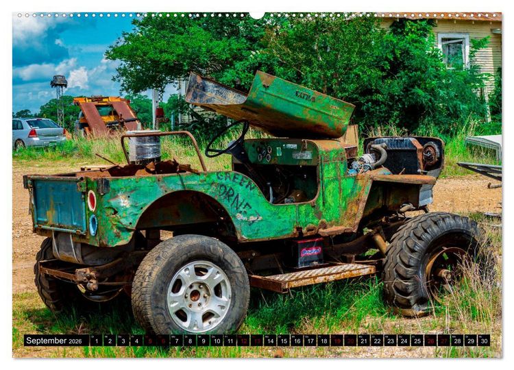 Produktbild: Memories of American Cars (hochwertiger Premium Wandkalender 2026 DIN A2 quer), Kunstdruck in Hochglanz