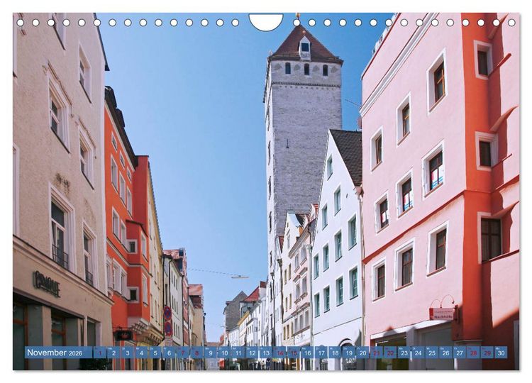 Produktbild: Donauperle Regensburg (Wandkalender 2026 DIN A4 quer), CALVENDO Monatskalender