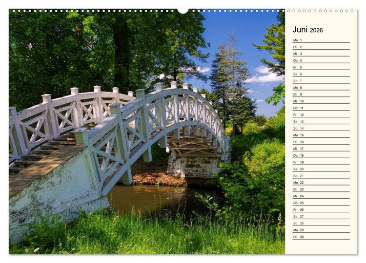 Produktbild: Spaziergang durch den W&ouml;rlitzer Park (Wandkalender 2026 DIN A2 quer), CALVENDO Monatskalender