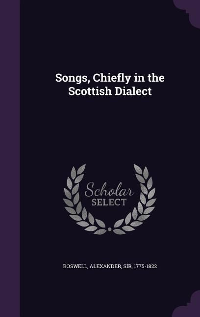 Produktbild: Songs, Chiefly in the Scottish Dialect