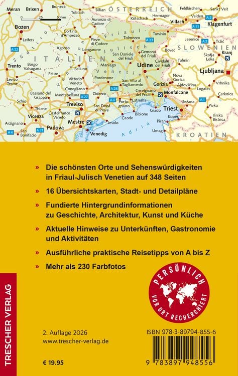 Produktbild: TRESCHER Reisef&uuml;hrer Friaul - Julisch Venetien