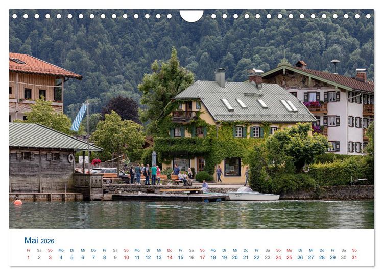 Produktbild: Sch&ouml;ner Tegernsee (Wandkalender 2026 DIN A4 quer), CALVENDO Monatskalender