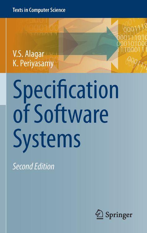 Produktbild: Specification of Software Systems