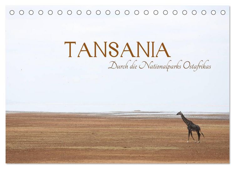 Produktbild: Tansania - Durch die Nationalparks Ostafrikas (Tischkalender 2026 DIN A5 quer), CALVENDO Monatskalender