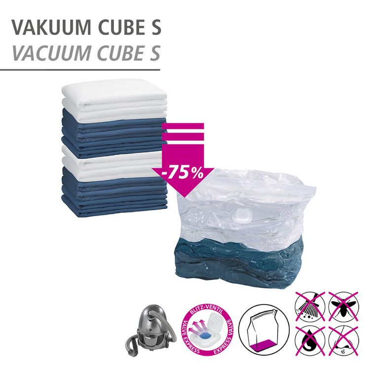 Produktbild: Vakuum Mod. Cube Set, 4-teilig, 2 x Cube S und 2 x Cube L