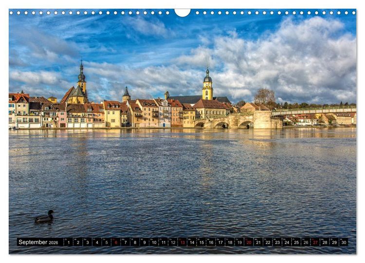 Produktbild: Kitzingen am Main (Wandkalender 2026 DIN A3 quer), CALVENDO Monatskalender