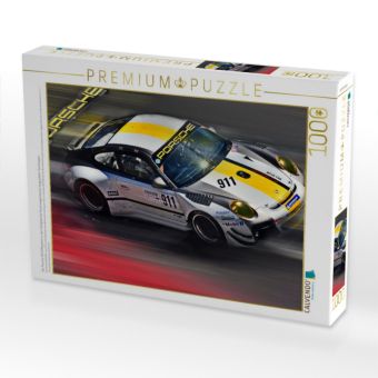 Produktbild: CALVENDO Puzzle Der Porsche 911 GT3R geh&ouml;rt zu den h&auml;ufigsten bei Tourenwagenrennen eingesetzten Sportwagen. | 1000 Teile Lege-Gr&ouml;&szlig;e 64x48cm Foto-Puzz