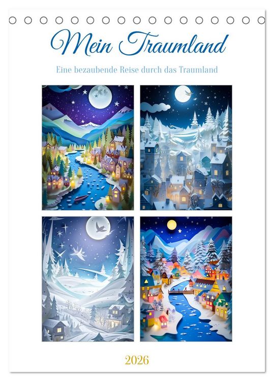 Produktbild: Mein Traumland (Tischkalender 2026 DIN A5 hoch), CALVENDO Monatskalender