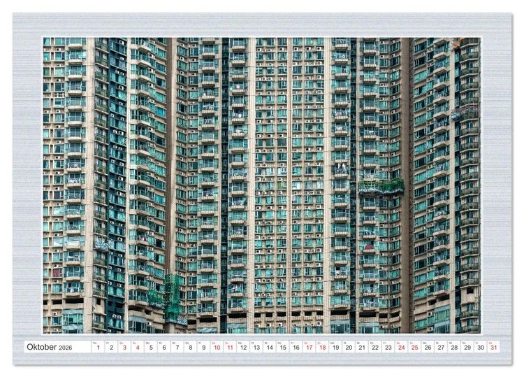 Produktbild: Urbaner Zauber: Das Zentrum Hongkongs (Tischkalender 2026 DIN A5 quer), CALVENDO Monatskalender