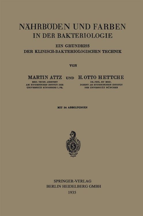 Produktbild: N&auml;hrb&ouml;den und Farben in der Bakteriologie