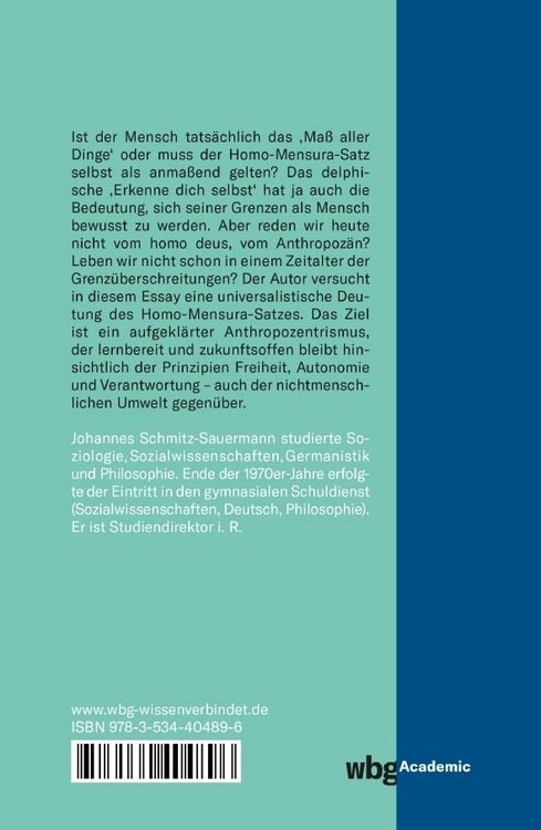 Produktbild: Von allen Dingen das Ma&szlig; ist der Mensch