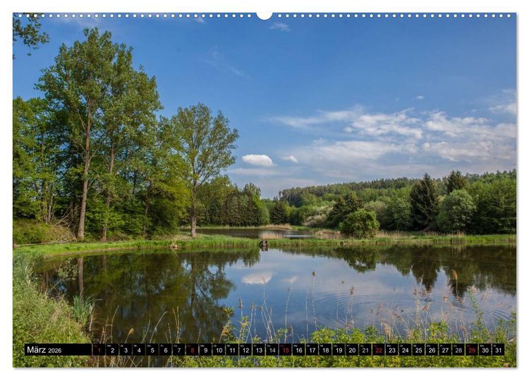 Produktbild: Jakobsweg Steigerwald (hochwertiger Premium Wandkalender 2026 DIN A2 quer), Kunstdruck in Hochglanz