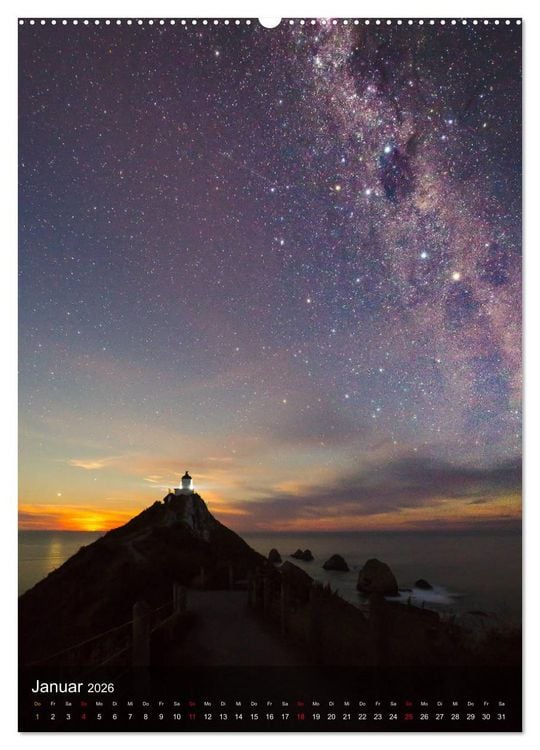 Produktbild: Naturparadies Neuseeland (Wandkalender 2026 DIN A2 hoch), CALVENDO Monatskalender