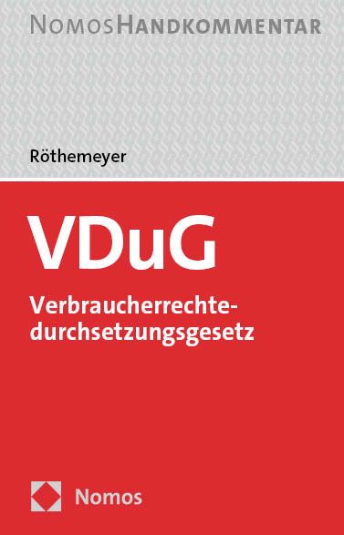 Produktbild: VDuG &ndash; Verbraucherrechtedurchsetzungsgesetz