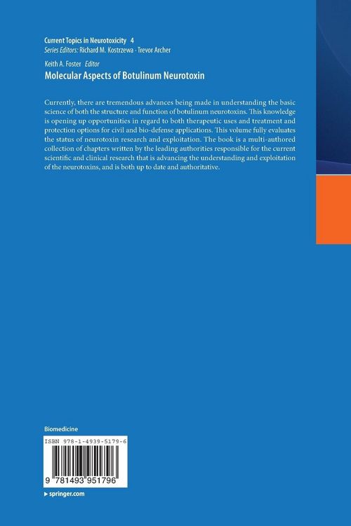 Produktbild: Molecular Aspects of Botulinum Neurotoxin
