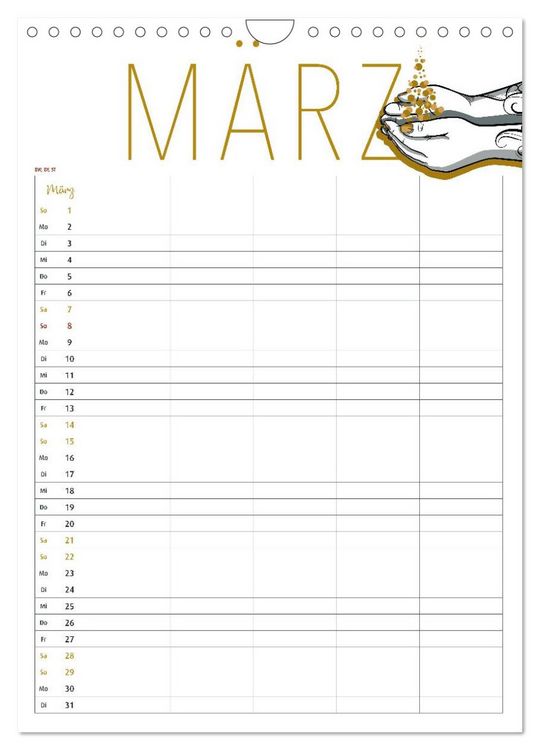 Produktbild: Fantastica Familienkalender miomanda (Wandkalender 2026 DIN A4 hoch), CALVENDO Monatskalender
