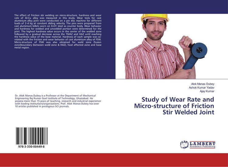 Produktbild: Study of Wear Rate and Micro-structure of Friction Stir Welded Joint