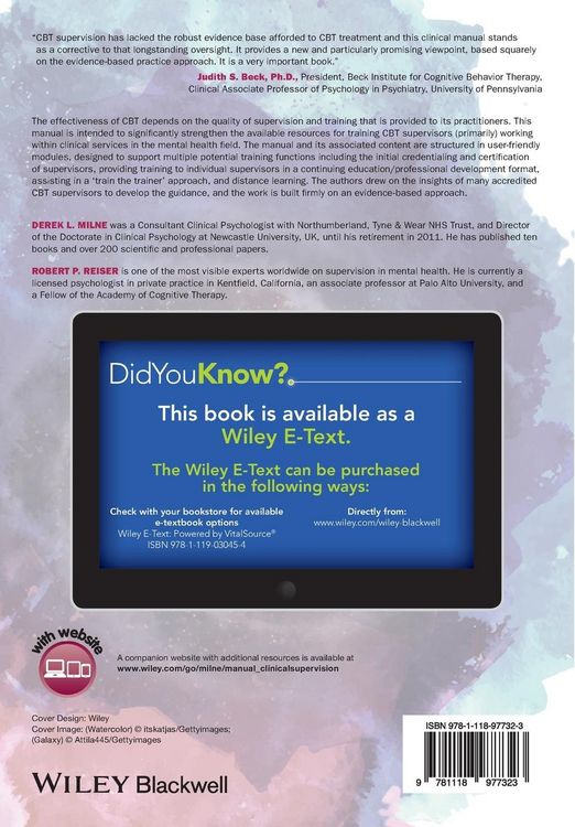 Produktbild: A Manual for Evidence-Based CBT Supervision