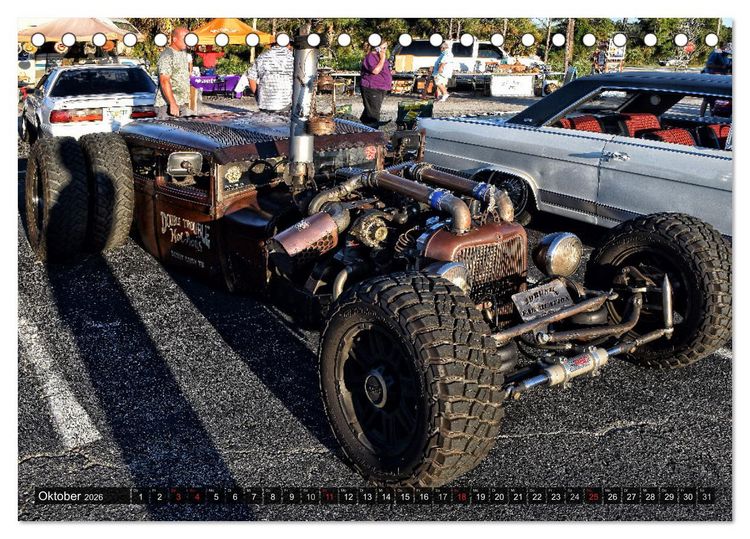 Produktbild: American Hot Rod (Tischkalender 2026 DIN A5 quer), CALVENDO Monatskalender