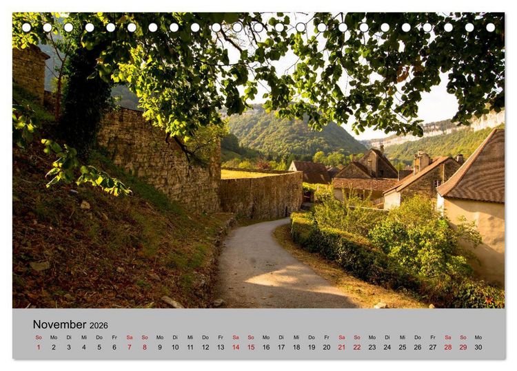 Produktbild: Zauberhaftes Franche Comt&eacute; (Tischkalender 2026 DIN A5 quer), CALVENDO Monatskalender