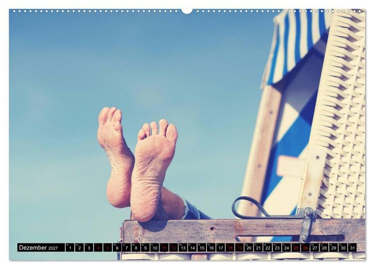 Produktbild: Sankt Peter Ording Sandstrand (Wandkalender 2027 DIN A2 quer), CALVENDO Monatskalender