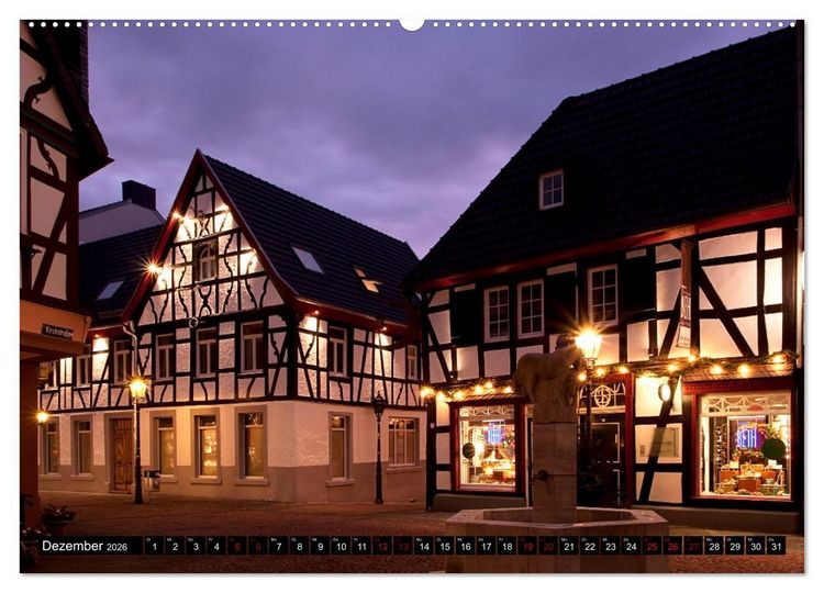 Produktbild: Bad Honnef - Rheinisches Nizza (Wandkalender 2026 DIN A2 quer), CALVENDO Monatskalender