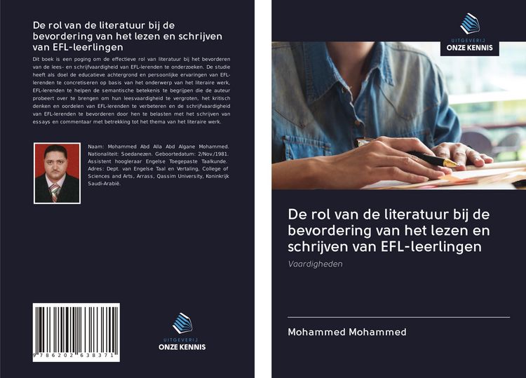 Produktbild: De rol van de literatuur bij de bevordering van het lezen en schrijven van EFL-leerlingen