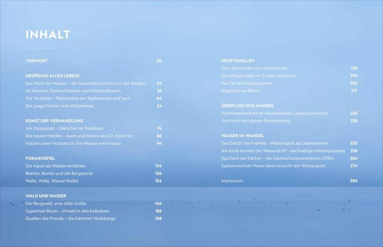 Produktbild: Das Wasser der Alpen